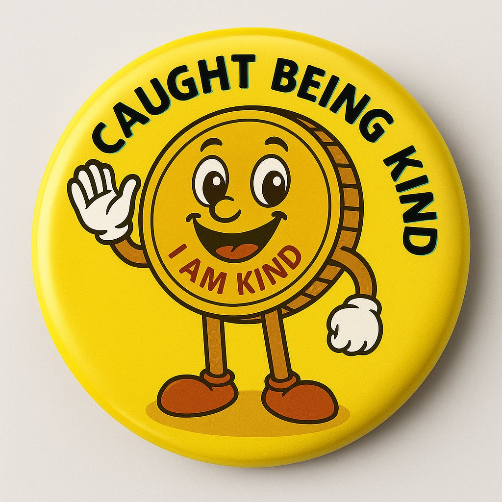 Tally™ Kindness Reward Pins — Set of 10 (Caught Being Kind™ + I Am Kind™)
